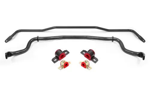 High Quality BMR Suspension 15-22 S550 Mustang Sway Bar Kit with Bushings Front and Rear Black Hammertone