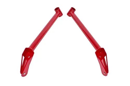 BMR Suspension 16-17 6th Gen Camaro Front Of Rear Cradle Brace - Red Free Returns