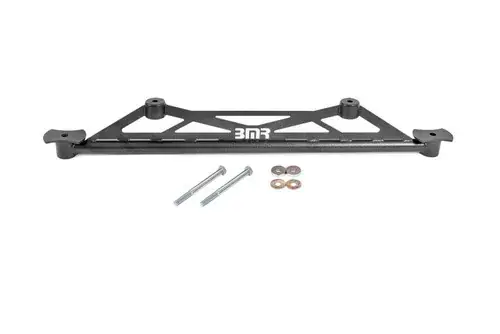 Fan Favorite BMR Suspension 16-17 6th Gen Camaro Rear Of Rear Cradle Brace - Black Hammertone