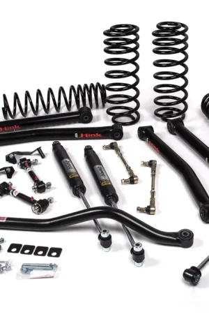 Limited Offer Fox 4WD Suspension 18-21 Jeep JL J-Konnect 2.5in 4Dr w/Fox 2.5 Performance Elite Series Shocks STD Rate Coils
