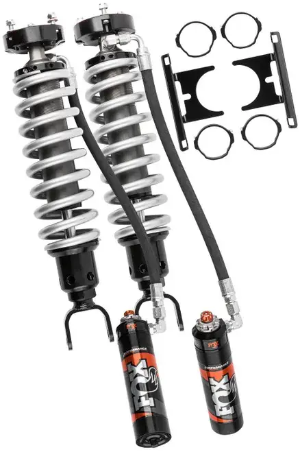 Fast Shipping Fox 4WD Suspension 19+ Ram 1500 2.5 Perf. Series 6in R/R Front Adjustable Coilover 2in Lift DSC