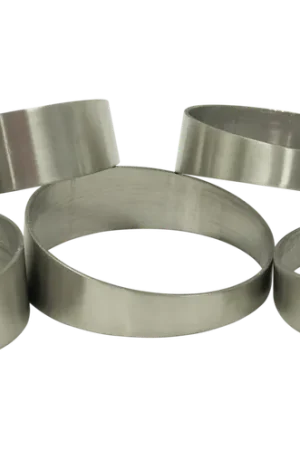 No Minimum Order XForce 2-1/4in 9' Increments 45' Pie Cut 1.5D 304 Brushed Stainless Steel