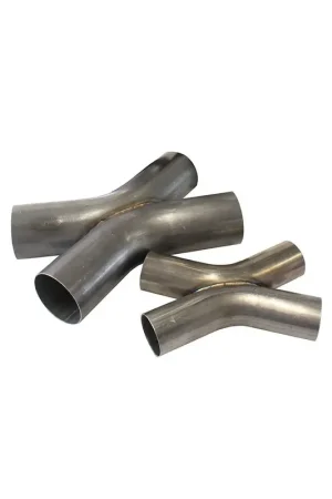 Hassle-Free Returns Aeroflow 2.25" O.D Stainless Steel X-Pipe - 45 Deg Bends