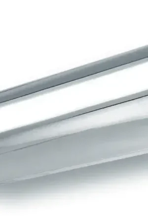 Borla Exhaust 2.25in Inlet 4in Round Rolled Angle Cut x 12in Long Embossed Exhaust Tip Price Cut