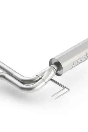 Borla Exhaust 2.25in No Tips Stainless Steel Exhaust - Rear Section Only (Veloster 12-18) Worldwide Shipping
