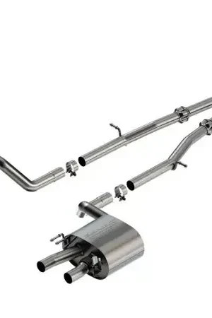 Borla Exhaust 2.25in Pipe Dia Dual Split Rear Exit S-Type Cat-Back Exhaust (Stinger 22-23) Editor’s Pick
