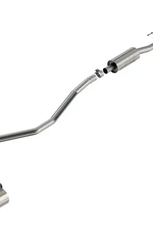 Fresh Stock Borla Exhaust 2.25in S-Type Cat Back 4in Tip - Bright Chrome (Civic 22-24)