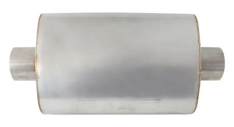 Aeroflow 2.5" Stainless Steel Centre/Center Muffler - L 13.75" x W 9.45" x H 5.3" Final Sale