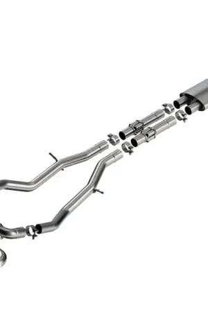 Borla Exhaust 2.5in Atak Cat Back Exhaust 4.5in Tip - Stainless Steel (Nissan Z 23-24) High Quality