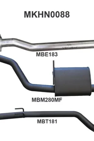 Fast Shipping Manta Performance 2.5in Cat Back Exhaust Tailpipe (Commodore 97-04)