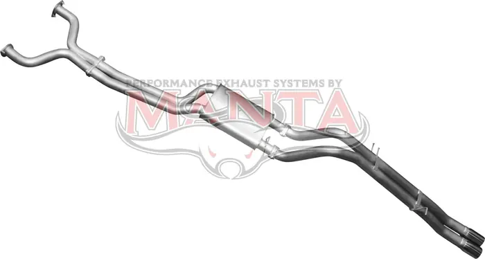 Fresh Stock Manta Performance 2.5in Cat Back Muffler/Tailpipe (Falcon BA/BF 02-08)
