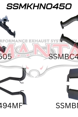 Manta Performance 2.5in Exhaust with Extractors Muffler (Commodore VE/VF 06-17) Trending
