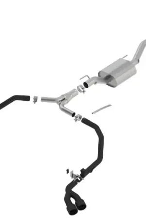 Hot Picks Borla Exhaust 2.75-2in S-Type Cat-Back Ceramic Blk TailPipe & Tips (Gladiator 20-23)