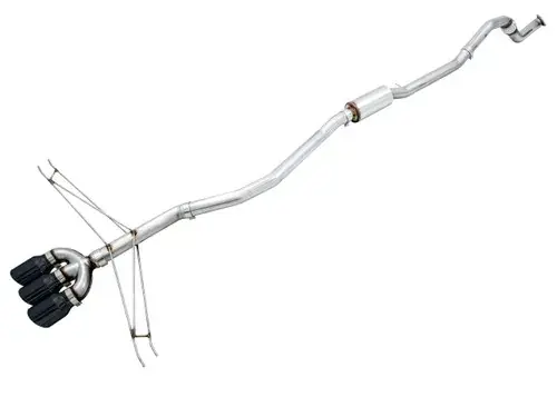 AWE Tuning 2016+ Honda Civic Si Track Edition Exhaust w/Front Pipe & Triple Diamond Black Tips Special Offer