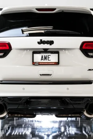 Secure Checkout AWE Tuning 2020 Jeep Grand Cherokee SRT Track Edition Exhaust - Chrome Silver Tips