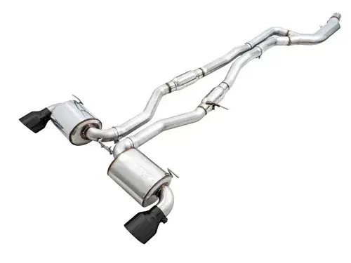 Big Sale AWE Tuning 2020 Toyota Supra A90 Resonated Touring Edition Exhaust - 5in Diamond Black Tips