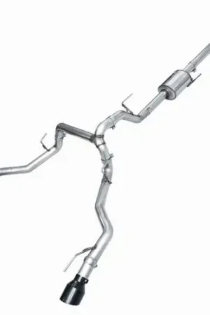 AWE Tuning 2021+ Ford F-150 Tremor (w/ Bumper Cutouts) 0FG Resonated Catback - Diamond Black Tips Brand New