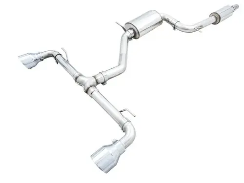 Best Seller AWE Tuning 2022 VW GTI MK8 Touring Edition Exhaust - Chrome Silver Tips