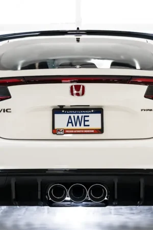 AWE Tuning 2023 Honda Civic Type R FL5 Track Edition Exhaust w/ Triple Chrome Silver Tips High Quality