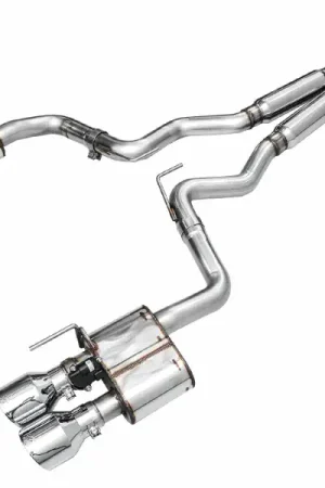 AWE Tuning 2024 Ford Mustang Dark Horse S650 RWD SwitchPath Catback Exhaust w/ Quad Chrome Silver Tips Mega Sale
