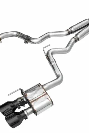 Super Sale AWE Tuning 2024 Ford Mustang Dark Horse S650 RWD SwitchPath Catback Exhaust w/ Quad Diamond Black Tips