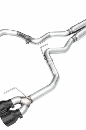 AWE Tuning 2024 Ford Mustang Dark Horse S650 RWD Track Edition Catback Exhaust w/ Quad Diamond Black Tips Express Delivery