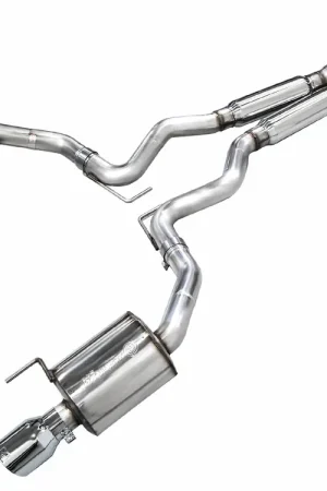 Special Offer AWE Tuning 2024 Ford Mustang GT Fastback S650 RWD Touring Catback Exhaust w/ Dual Chrome Silver Tips