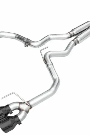 Get Yours AWE Tuning 2024 Ford Mustang GT Fastback S650 RWD Track Edition Catback Exhaust w/ Quad Diamond Black Tips