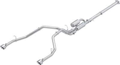 High Quality MBRP 2025+ RAM 1500 3.0L Pro Series 3.0in Cat-Back Dual Rear Exit Exhaust - CF Tips