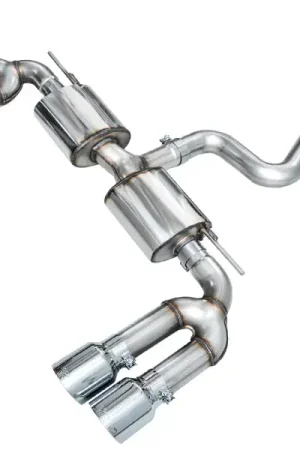 AWE Tuning 22-24 Audi 8Y S3 Touring Edition Exhaust - Chrome Silver Tips Buy Direct