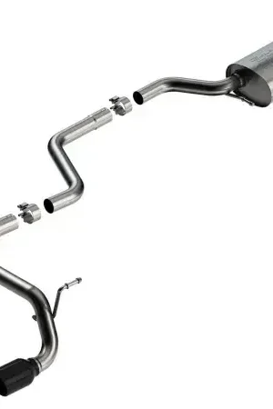 Borla Exhaust 2in S-Type Cat-Back Exhaust - Black Chrome Tips (Jimny 18-23) Clearance