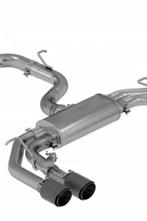 MBRP 3" Cat Back Quad Split Rear Exit Active Exhaust (S3 15-23) - T304 Stainless Steel Flash Sale