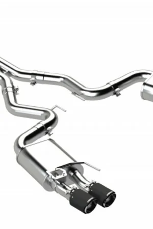 MBRP 3" Cat-Back Active Exhaust Quad Rear Exit (Mustang 18-23) - T304 Stainless Steel Viral