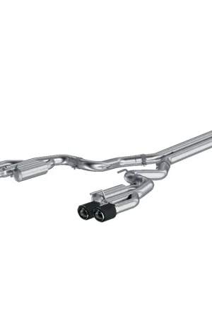 MBRP 3" Cat-Back Dual Rear with Quad Tips Race Version (Mustang 18-23) - T304 Stainless Steel Bulk Order