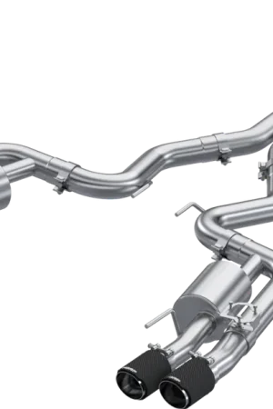 MBRP 3" Cat-Back Dual Split Rear Active Profile (Mustang 24+) - T304 Stainless Steel Luxury