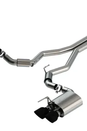Borla Exhaust 3in Atak Cat-Back Exhaust w/Black Chrome Tips (Mustang Shelby GT500 20-23) Worldwide Shipping