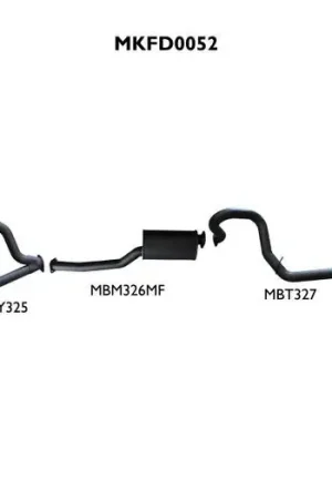 Manta Performance 3in Cat Back Muffler/Tailpipe (Falcon EA-AU 88-02) New Arrival