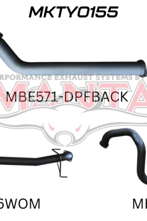 Save Now Manta Performance 3in DPF Back (Prado GDJ150 17+)