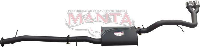 Manta Performance 3in DPF Back with Muffler - Dual Tip Side Exit (Ranger T6.2 11+) Trusted Brand