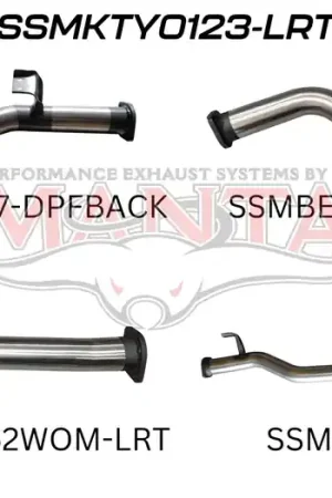 Manta Performance 3in DPF Back WOM (Landcruiser VDJ79 07+) Shop Now