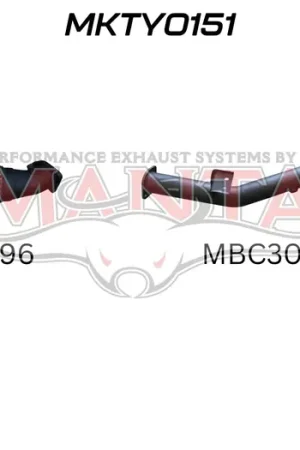 Manta Performance 3in DPF Delete with Cat (Landcruiser VDJ79 07+) Crafted