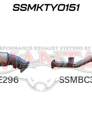 Manta Performance 3in DPF Delete with Cat (Landcruiser VDJ79 07+) Top Rated