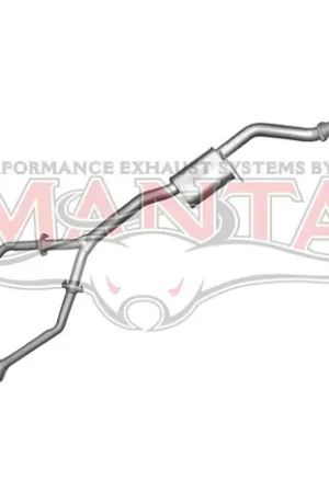 Manta Performance 3in Exhaust with Extractors Muffler/Muffler (Commodore VZ 04-06) Professional Grade
