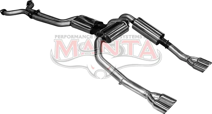 Manta Performance 3in L & R Cat Back Muffler/Muffler (Falcon BA/BF 02-08) Fresh Stock