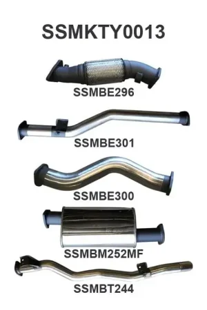 Super Sale Manta Performance 3in No Cat with Muffler (Landcruiser VDJ79 07+)