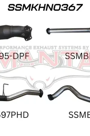 Certified Manta Performance 3in Turbo Back with Cat & with Hotdog (Colorado RG 12-16)