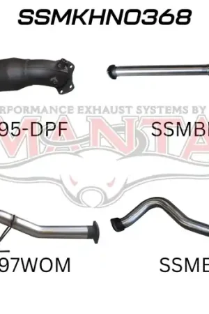 Manta Performance 3in Turbo Back with Cat & without Muffler (Colorado RG 12-16) Bargain