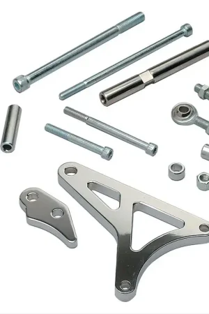 Genuine Proflow Alternatorr Bracket Kit Aluminium Polished 289-302W