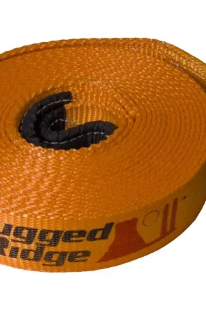 Fresh Stock Rugged Ridge ATV/UTV Recovery Strap 1in x 15 feet