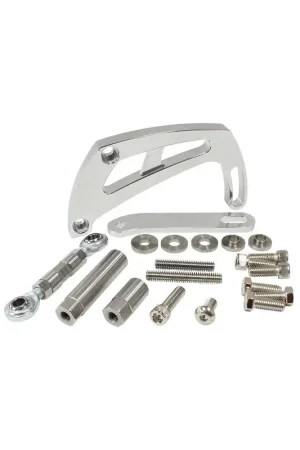 Buy Today Aeroflow Billet Aluminium Power Steering Bracket - Black (SB Chevrolet - Driver Side)